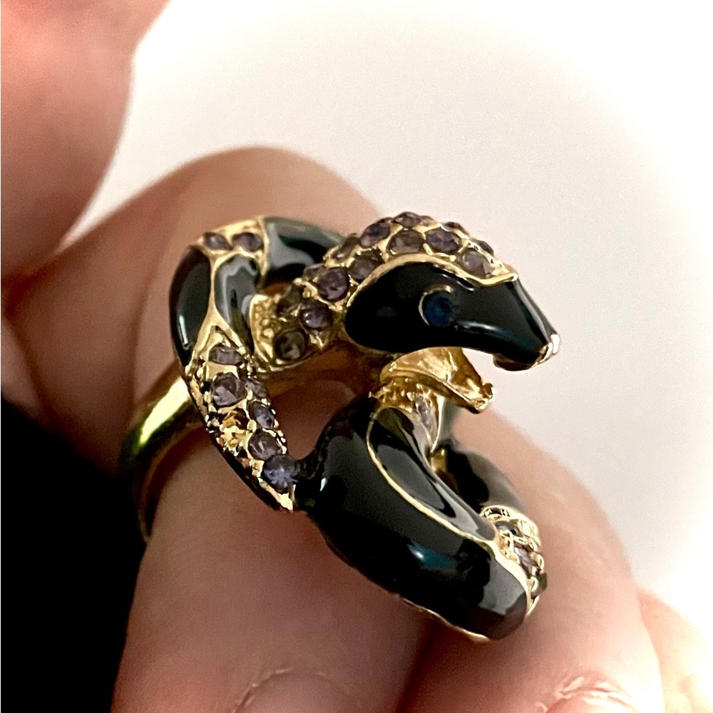 EXOTIC SNAKE RING - Picture 2 of 7